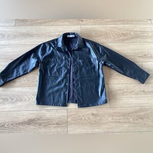 Black Zara faux jacket